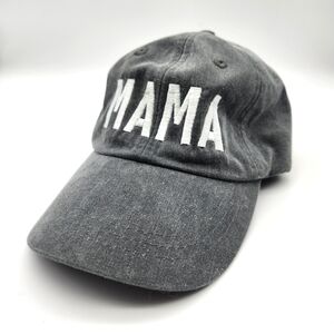 NEW Gray MAMA Hat Baseball Cap Adams